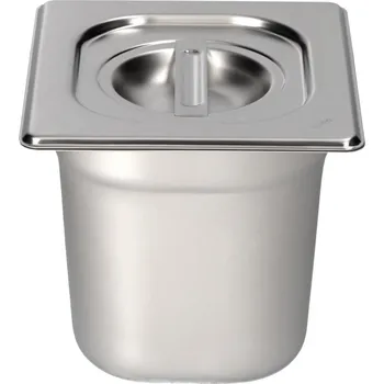 Ventil Víko na malé nádoby GN 1/6, z nerezu