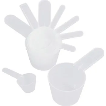 Krycí sklíčko k mikroskopu Odměrky se stupnicí, z PP, 5 ml, 100 kusů