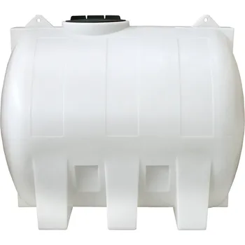 nádrž Horizontální válcová nádrž z polyethylenu (PE), objem 3000 litrů