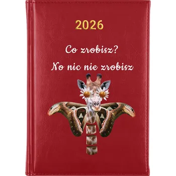 Kalendář Knižní kalendář 2026 A5 červený