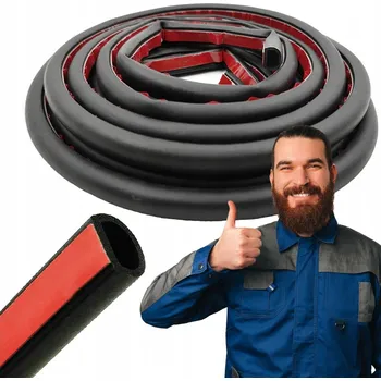 Těsnění do okna a dveří Samolepicí těsnění DVEŘE OKNO SILNÉ 12x10mm D