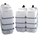 Nádrž na chemikálie z polyethylenu (PE), objem 3000 litrů