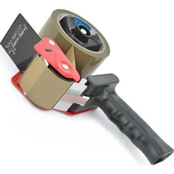 Odvíječ na lepicí pásku "Germ-Savvy 960", ruční, s hnědou lepicí páskou, RAPESCO 1683