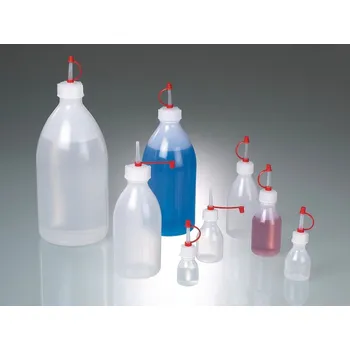 Krycí sklíčko k mikroskopu Lahvička s kapátkem z LDPE, s uzávěrem, 10 ml, BJ = 180 kusů