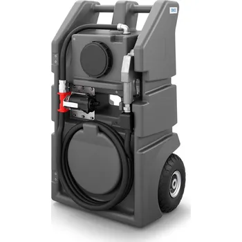 Palivová nádrž Vozík s nádrží na naftu PolyMove 110, z polyethylenu, čerpadlo 12 V, objem 110 litrů, průtokoměr