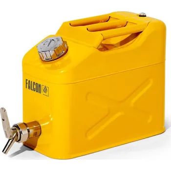 Kanystr FALCON bezpečnostní kanystr z oceli, lakovaný, s jemným dávkovacím kohoutem, objem 10 litrů