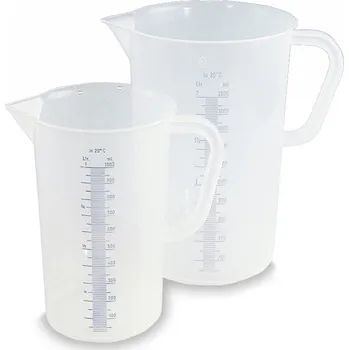 Olejnička Odměrka z polypropylenu (PP) se stupnicí, objem 2 l, 10 ks