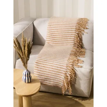 deka Sinsay - Deka s třásněmi - oranžová - 909GJ-28X - 909GJ-28X-ONE