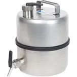 Bezpečnostní nádoba z nerezu, s čepovacím kohoutem, objem 10 l