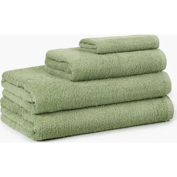 Ručník JAN peří Hotelový froté ručník/osuška - 50x100/70x140 cm - olivově zelená - Hotelový froté ručník - 50x100 cm - olivově zelená č. 03138