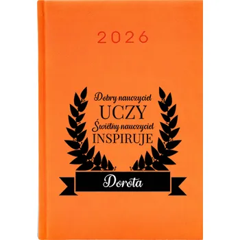 Kalendář Knižkový kalendář 2026 A5 oranžový