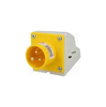 Stavebniny Konektor napájecí AC zásuvka vidlice 16A 110VAC IP44 PIN 3