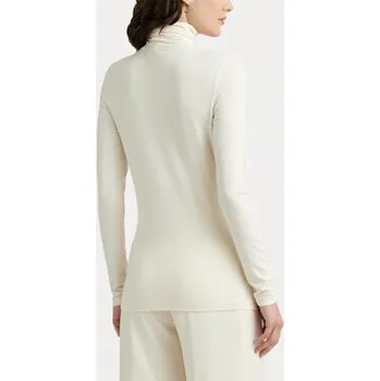 Dámský svetr Lauren Ralph Lauren Rolák 200810393004 Écru Slim Fit M