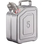 Bezpečnostní kanystr z nerezu, víko s přetlakovým ventilem, objem 5 l