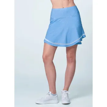 Dámská sukně LuckyInLove W sukně Linen Play Long - modrá: Dámské XL