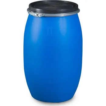 Plastový sud s víkem, 120 litrů