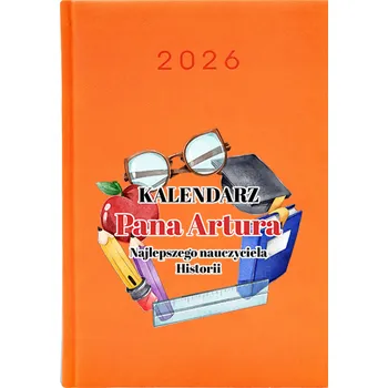 Kalendář Knižkový kalendář 2026 A5 oranžový