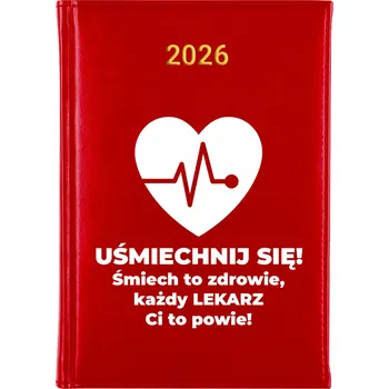 Kalendář Knižní kalendář 2026 A5 červený