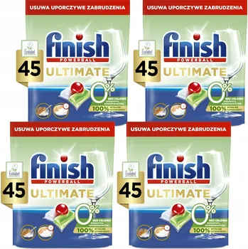 Přípravek do myčky Tablety do myčky Finish Ultimate 0% 45 ks x 4