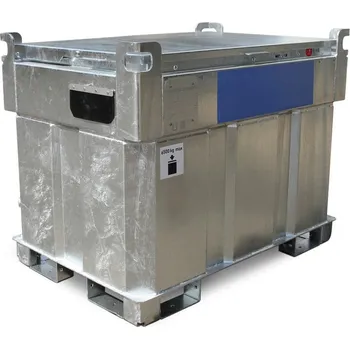 Palivová nádrž Mobilní čerpací nádrž na naftu KI-D, dvouplášťová, objem 330 litrů, čerpadlo 230 V a příslušenství