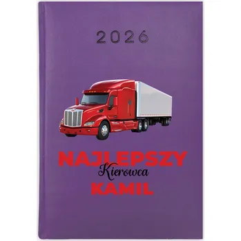 Kalendář Knihový kalendář 2026 A5 fialový