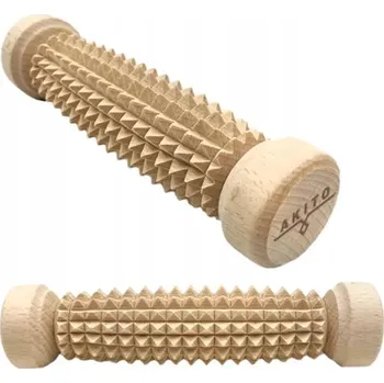 Masážní přístroj Masážní Přístroj dřevěný Acus Med váleček na masáž chodidel a rukou, hnědý