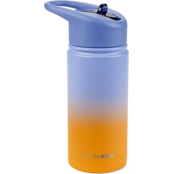Kojenecká láhev SKIPHOP Láhev s brčkem nerezová Wander 450 ml Skip Hop Ombré blue