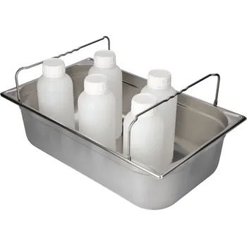 Odpadkový koš Nerezová vana na malé nádoby typ GN-B 1/1-150, s držadlem, objem 20 l