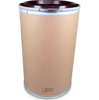 Lepenkový sud s upínacím kroužkem, s UN schválením pro přepravu, 200 litrů