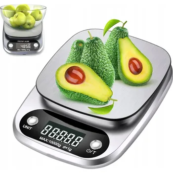 Kuchyňská váha PRECIZNÍ KUCHYŇSKÁ VÁHA 10 kg / 1 g DOMÁCÍ ELEKTRONICKÁ TARA LCD BATERIE