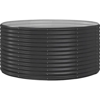 Květináč VidaXL Vícebarevný práškově lakovaný ocel Květináč 140 cm x 140 x 68 cm