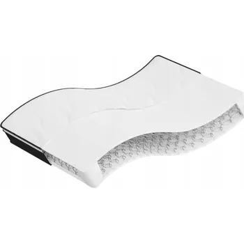 Matrace Matrace Pružinová Bonell 120x200x23 cm, Bílá/Tmavě šedá/Černá