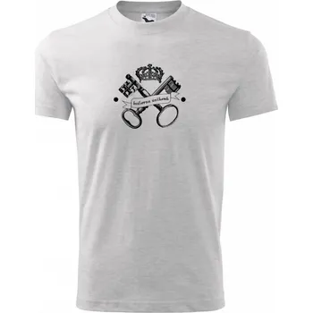 Královna únikovek - Tričko dětské bavlněné - 98 cm / 2 roky ( Světlešedý Melír )