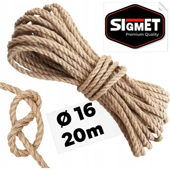 Lany Jutový provaz Sigmet 16 mm x 20 m