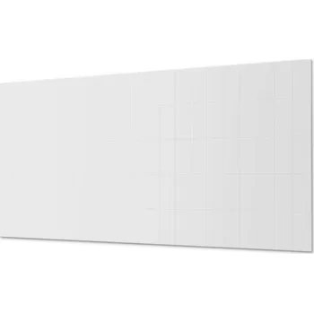 Obraz Vinylový Panel s Grafikou do Koupelny Světlé obdélníkové dlaždice 120x60 cm