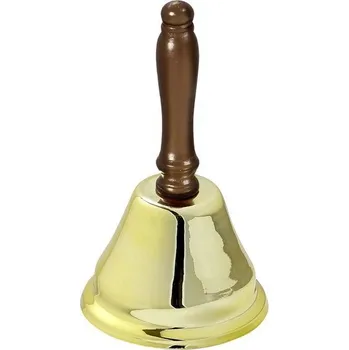 Zvonek "Mikuláš Classic", zlatý, Widmann, 15 cm