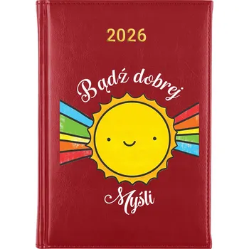 Kalendář Knižní kalendář 2026 A5 červený