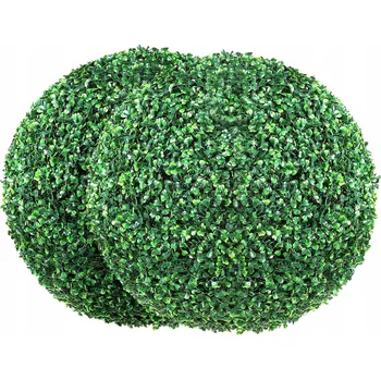 umělá květina Umělá rostlina sztuczny bukszpan topiary 2 ks 40 cm