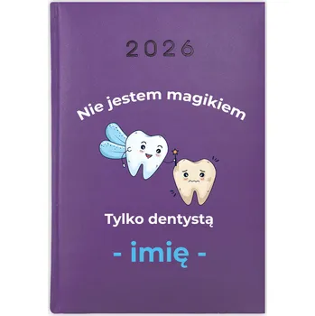 Kalendář Knihový kalendář 2026 A5 fialový