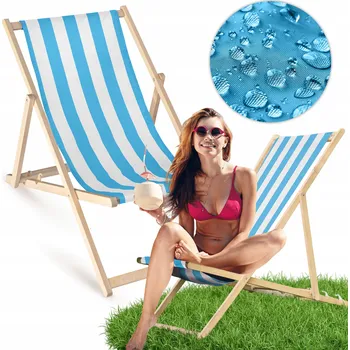 Zahradní lehátko Allbag vícebarevné dřevěné Lehátko