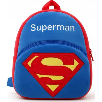 Městský batoh Batoh předškolní batoh Superman K&M pro chlapce, dívky, červené, modré, odstíny žluté a zlaté