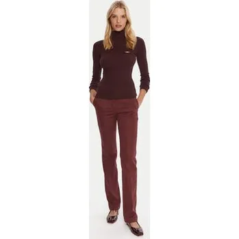 Pánské kalhoty Marella Chino kalhoty Rovo 2523136055 Bordó Slim Fit 40