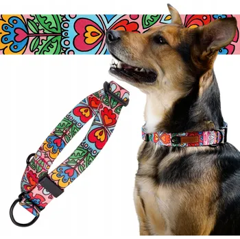 Obojek pro psa Materiálový obojek pro psa Ukory vel. M