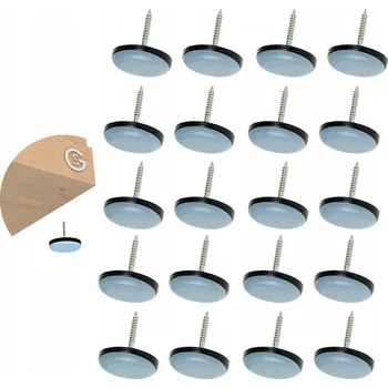 Podložka pod nábytek Teflonové podložky pod nábytek fi 37 mm, modré