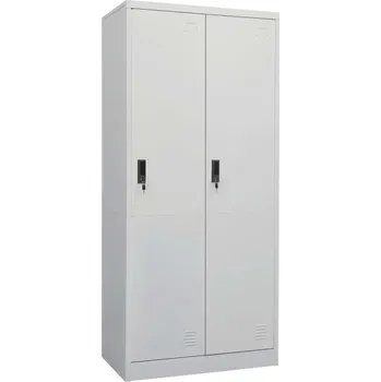 Šatní skříň Kolekce Skříň VidaXL 90 x 180 x 40 cm v odstínech šedé