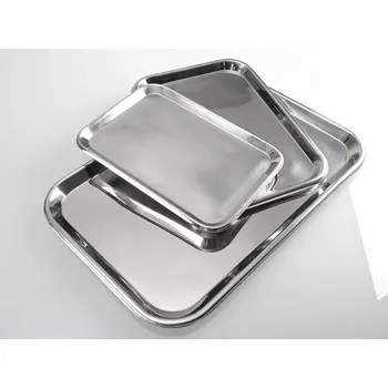 Podnos z nerezu, 460 x 300 mm, BJ = 6 kusů