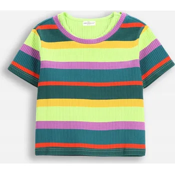 Dívčí tričko Dívčí tričko s krátkým rukávem, barevné, velikost 164 Coccodrillo WC5