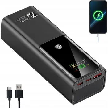 Powerbanka VÝKONNÁ POWERBANKA USB-A USB-C RYCHLÁ KAPESNÍ 20000 mAh