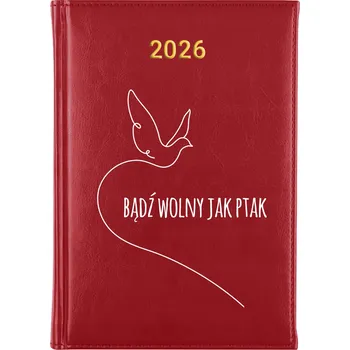 Kalendář Knižní kalendář 2026 A5 červený