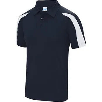 Pánská košile Just Cool Pánská polokošile JC043 French Navy-Arctic White XXL